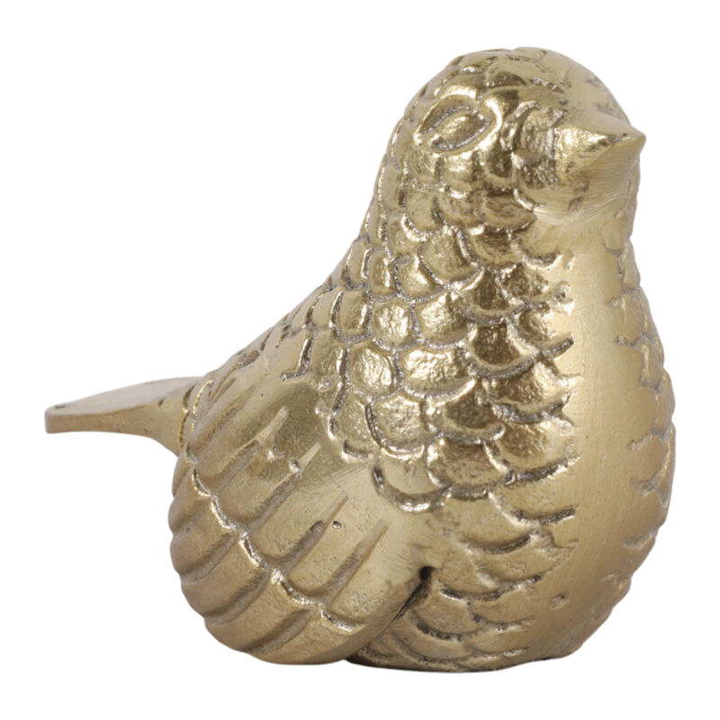 6x4" Small Bird, Gold image number 1