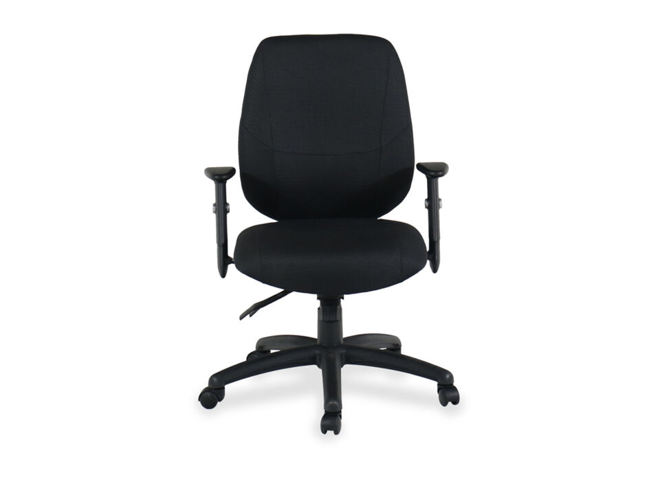 Black Tilt-Swivel Desk Chair