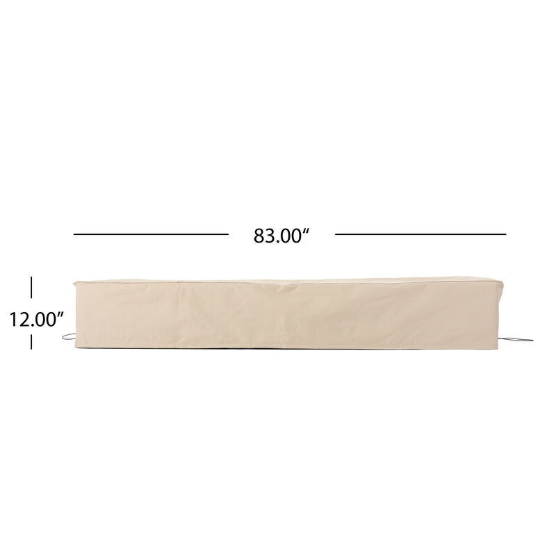 Christopher Knight Home Phil Outdoor Waterproof Fabric Lounge Cover (Set of 4) image number 3
