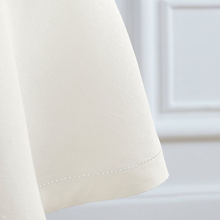 Linen Round Tablecloth - Sonoma Hemstitch