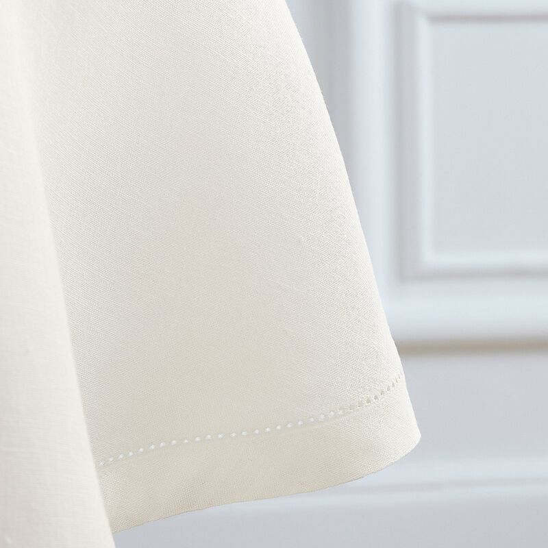 Linen Round Tablecloth - Sonoma Hemstitch image number 1