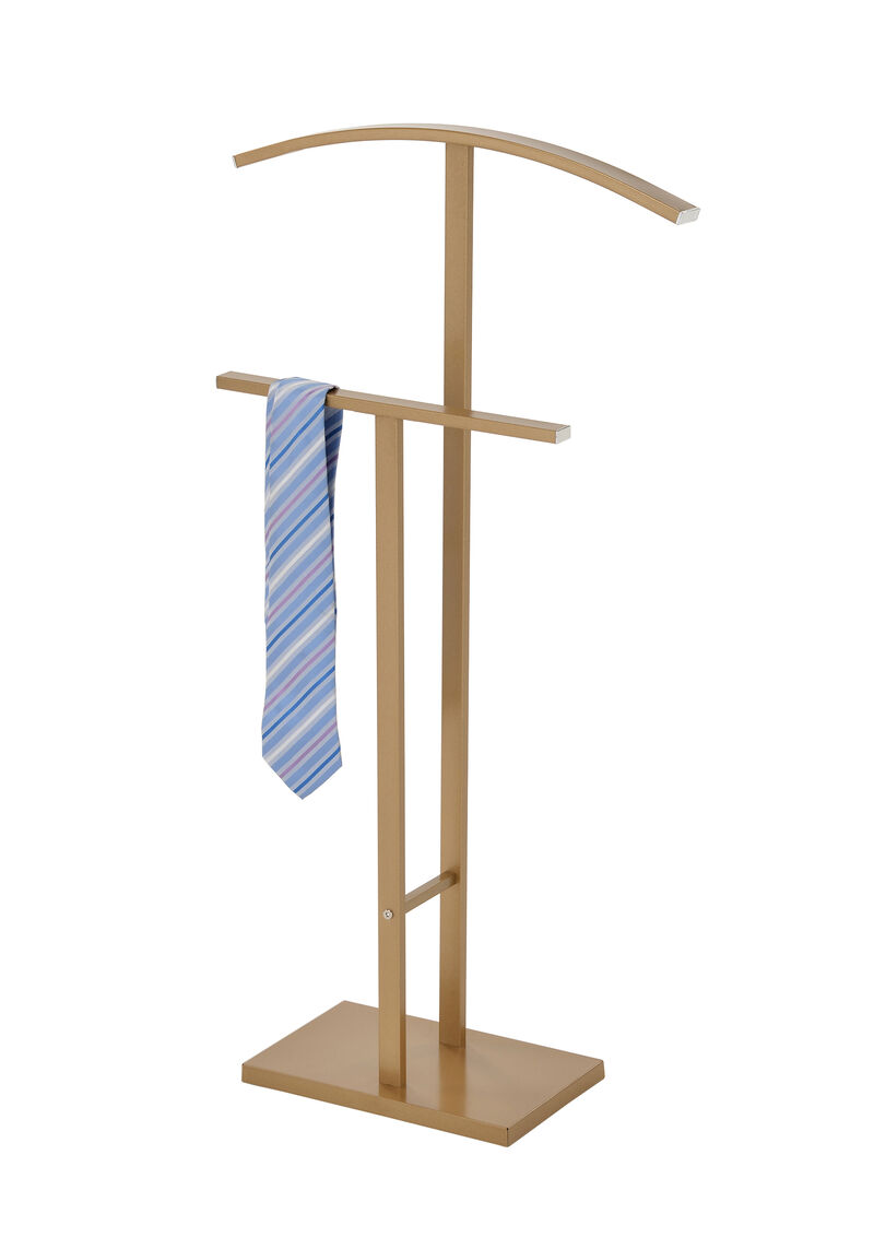 Kings Brand Furniture - Dossi Metal Suit Valet Stand, Clothes Rack, Clothing Organizer, Jacket Hanger, Tie Hanger image number 2