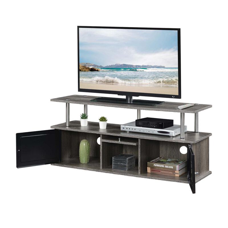 Convience Concept, Inc. TV Stand with 3 Storage Cabinets and Shelf for TVs up to 55 inches
