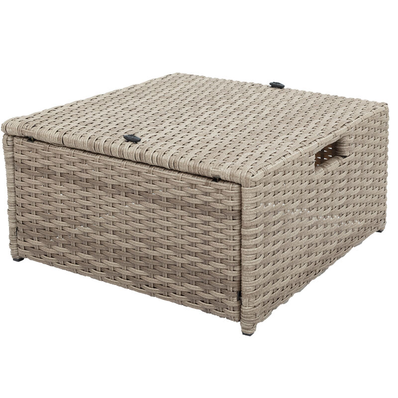 Streamdale 4-Piece Outdoor Wicker Conversation Set