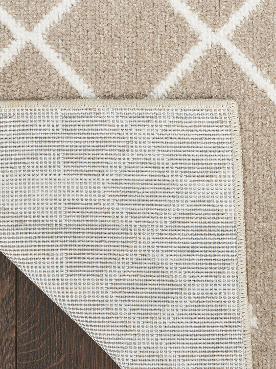 Astra Machine Washable ASW10 Taupe 3'3" x 5' Rug