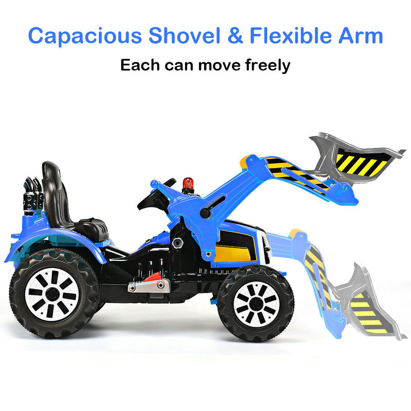 12V Battery Powered Kids Ride-On Dumper Truck for Outdoor Play image number 3