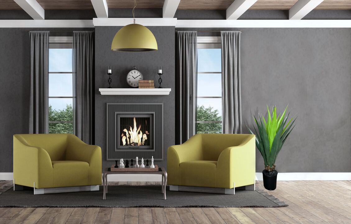 Realistic Artificial 3.5' Agave Plant In Home Basics Starter Pot, Home Décor, Office