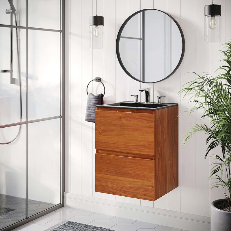 Scenic 18" Wall-Mount Bathroom Vanity image number 7