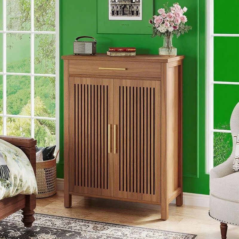 Large Shoe Cabinet  &ndash; Heavy-Duty Storage Cabinet For Entryway image number 3