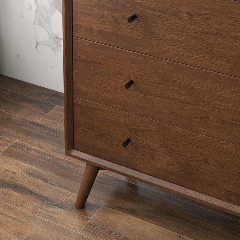 Ashcroft Furniture Co Caroline Mid Century Modern Solid Wood Dresser image number 1