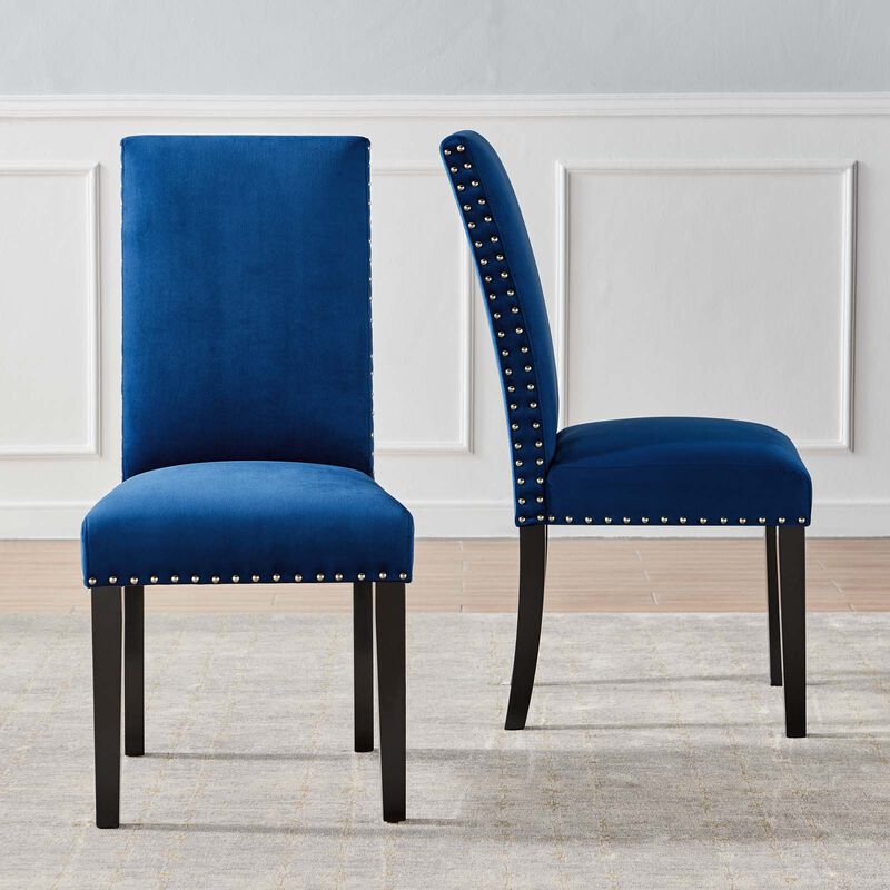 Parcel Performance Velvet Dining Side Chairs - Set of 2 image number 7