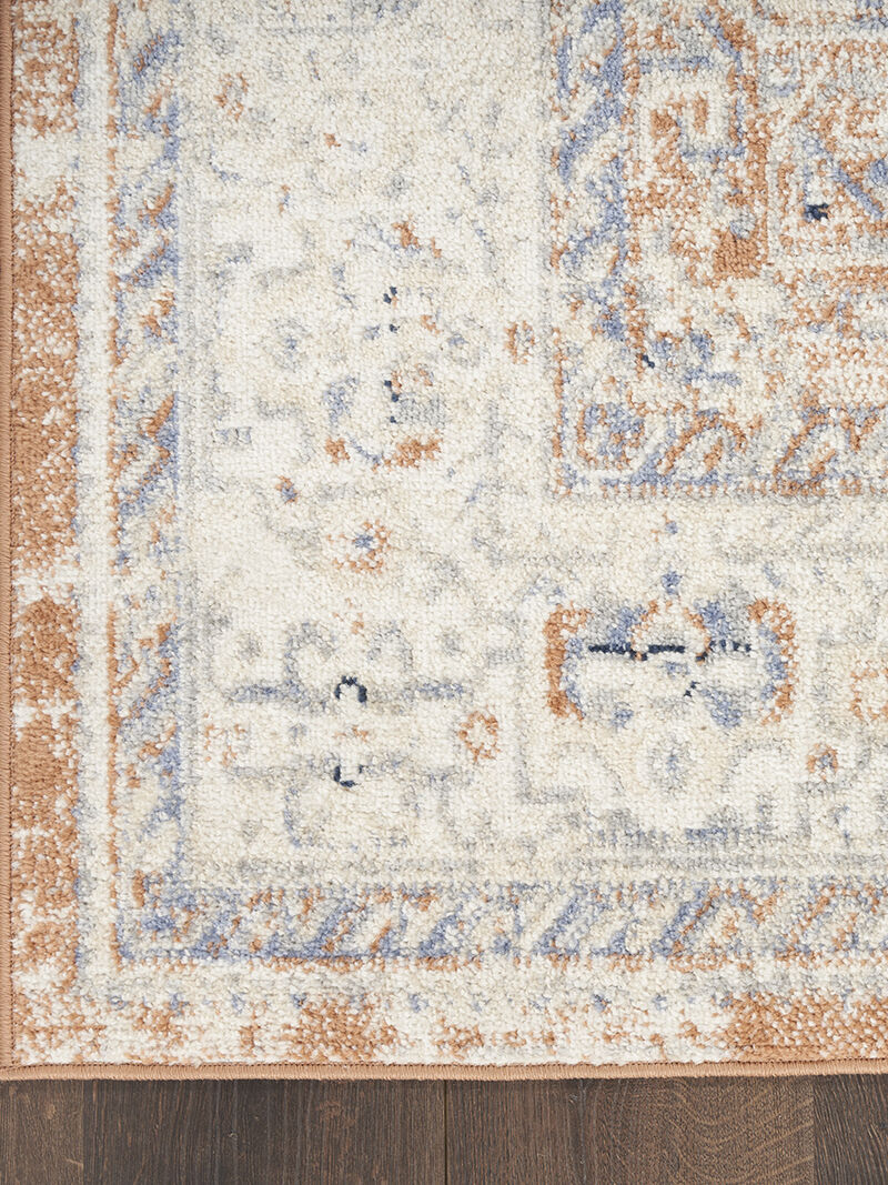 Nourison Essentials Persian NRE07 Beige/Blue 6' x 9' Rug