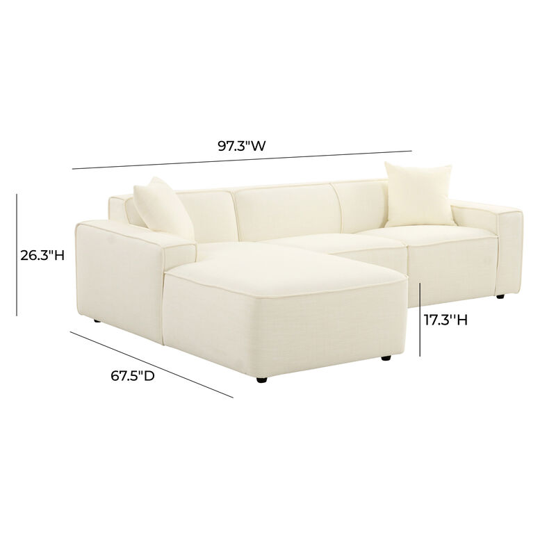 Olafur Velvet Sectional - LAF image number 5