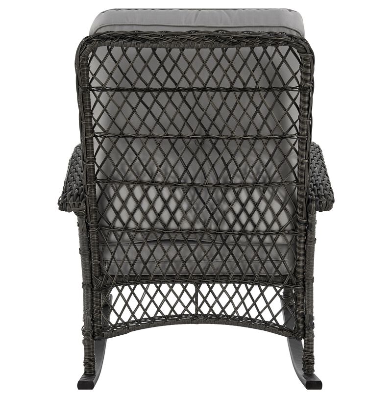 Fruttuo Gray Patio Rocking Chair