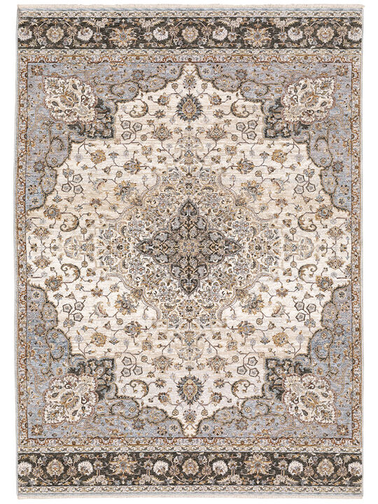 Maharaja 3'3" x 5' Ivory Rug