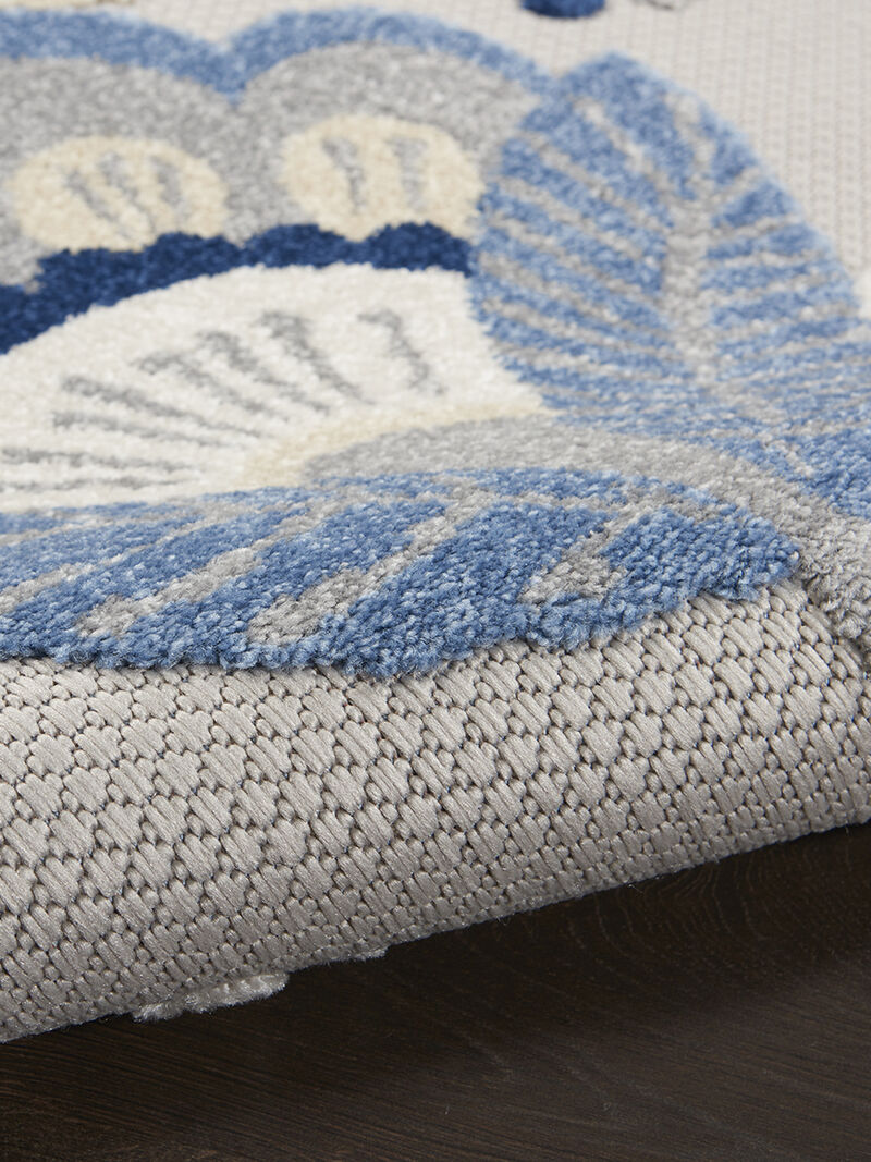 Aloha ALH25 Blue/Gray 6' x 9' Rug