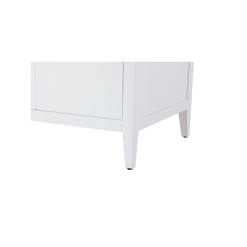 Elegant Kitchen and Bath 72 Inch Double Bathroom Vanity In White