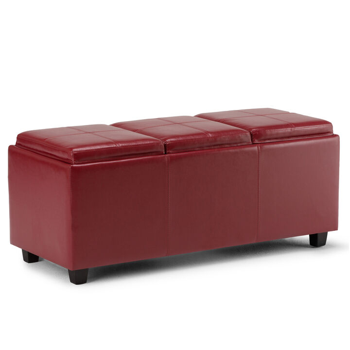 Simpli Home Avalon Storage Ottoman