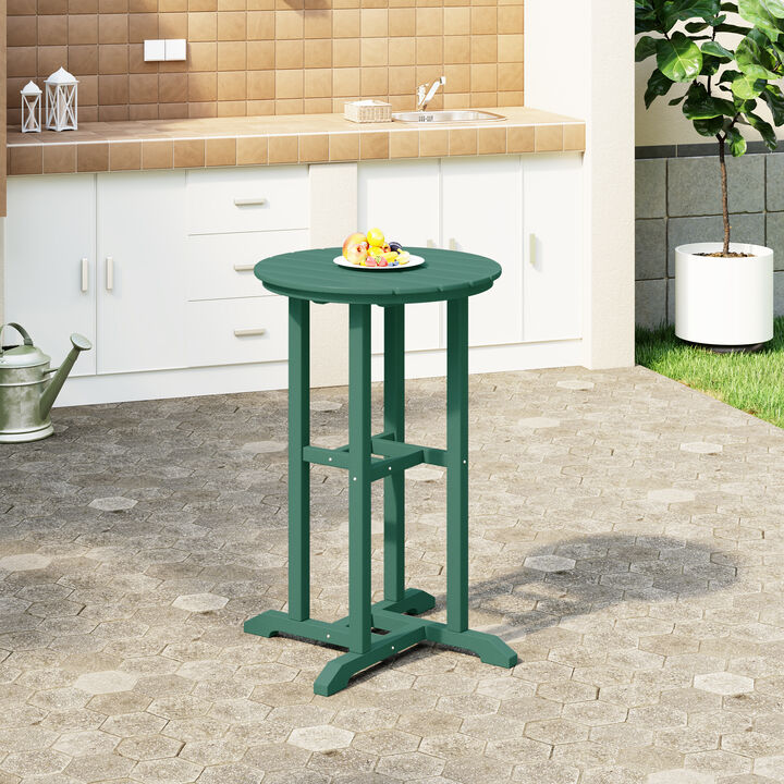 WestinTrends 37" Counter Height Round Outdoor Patio Bistro Bar Table