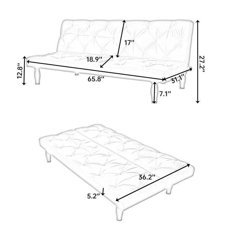 Merax Accent Chairs for Living Room Tufted Upholstered Teddy Fabric Glider Chair Rocking Chair image number 6