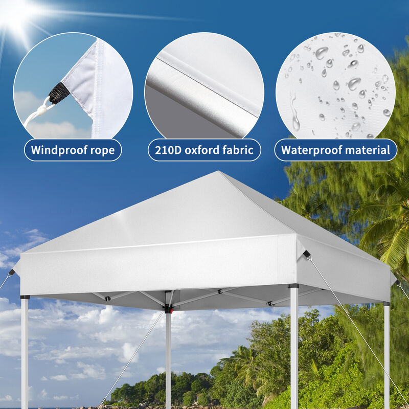 Portable Pop Up Canopy Tent for Beach Patio and Gatherings