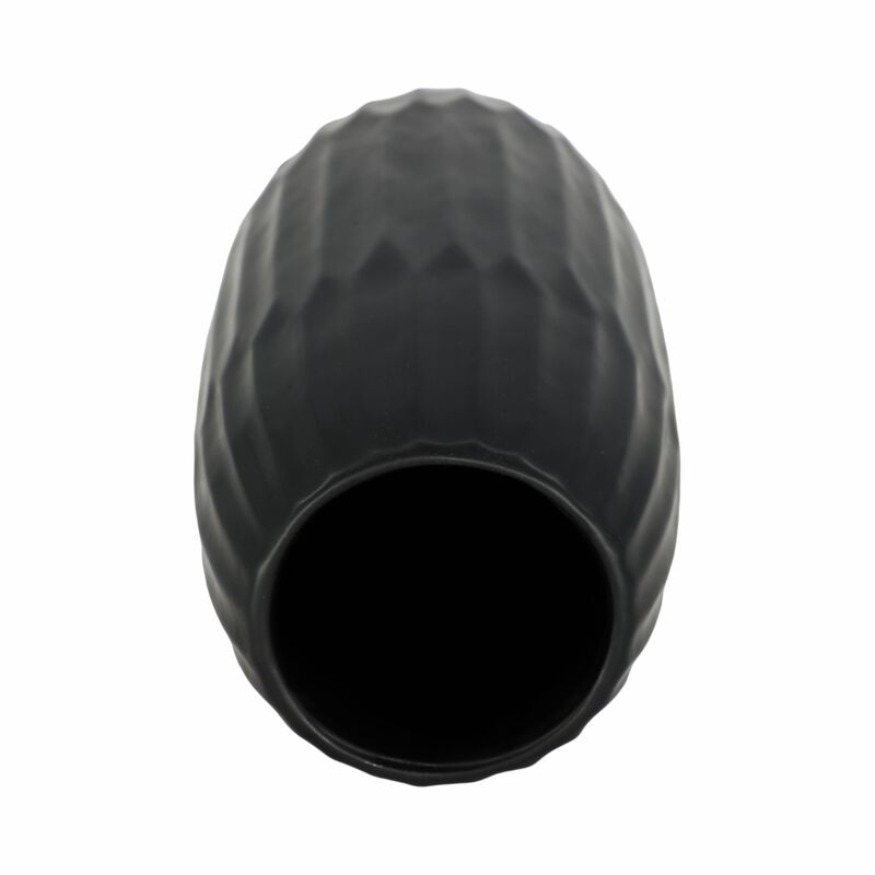 Ceramic 16" Vase, Black image number 5