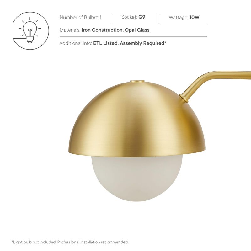 Eclipse Globe Wall Sconce image number 3
