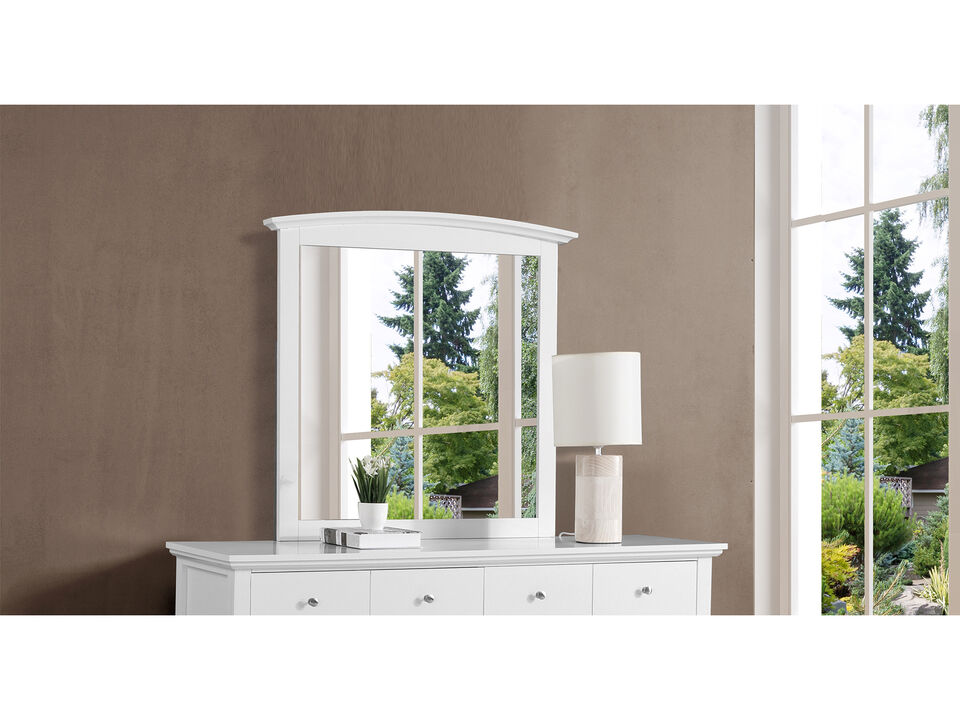 37 in. x 35 in. Classic Rectangle Framed Dresser Mirror