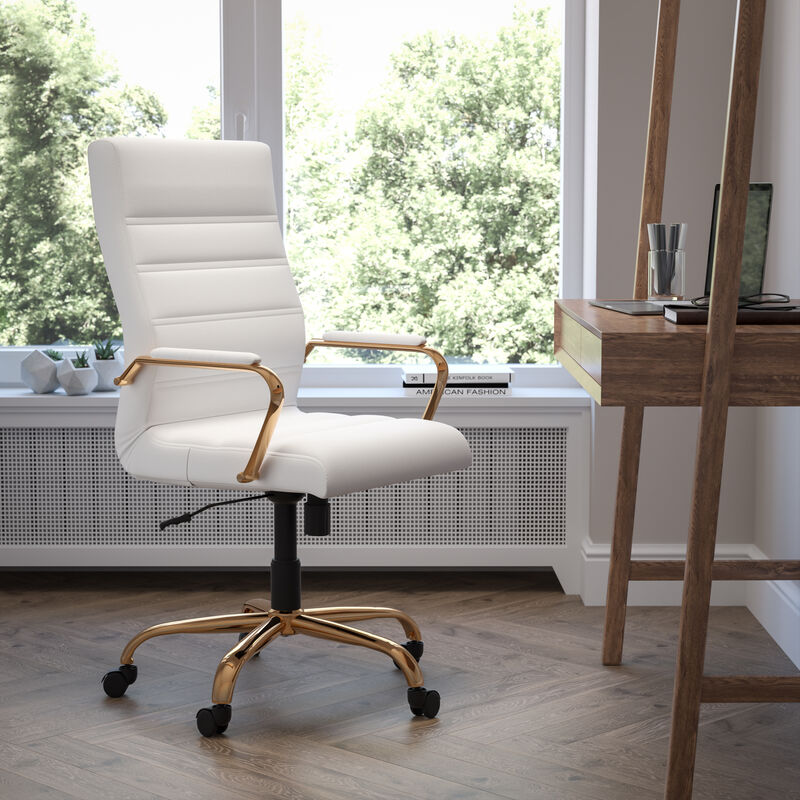 Flash Furniture  High Back  Leather Executive Swivel Chair image number 1