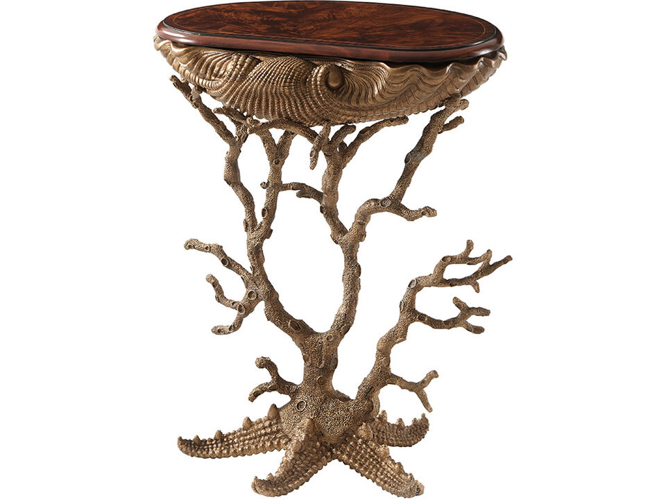 Gilt Grotto Accent Console Table