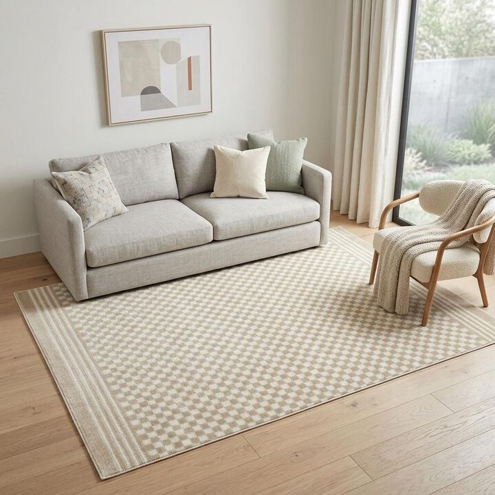 HomeRoots Geometric Area Rug