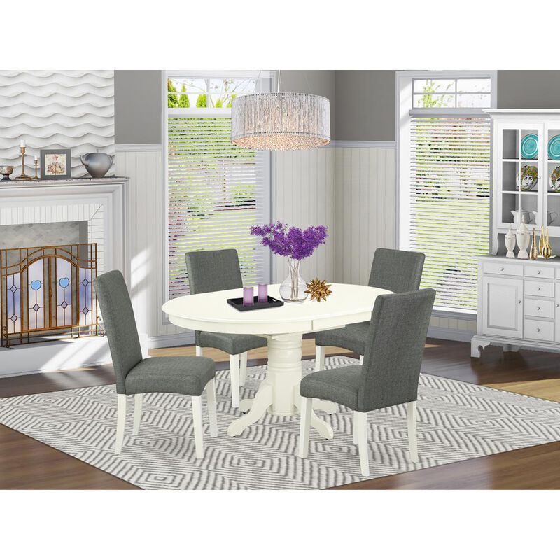 Dining Room Set Linen White