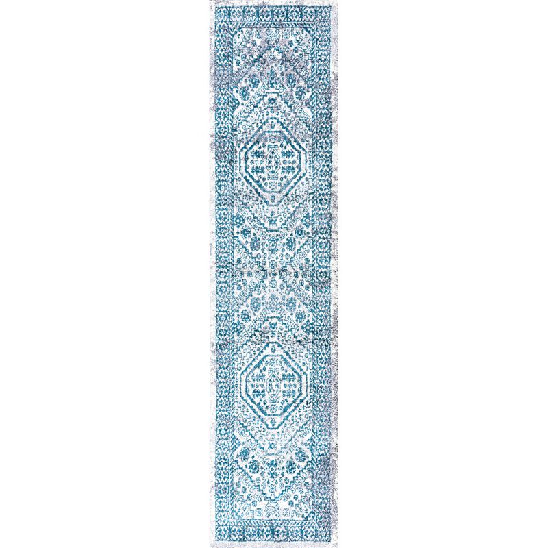 Boho Cottage Medallion Area Rug