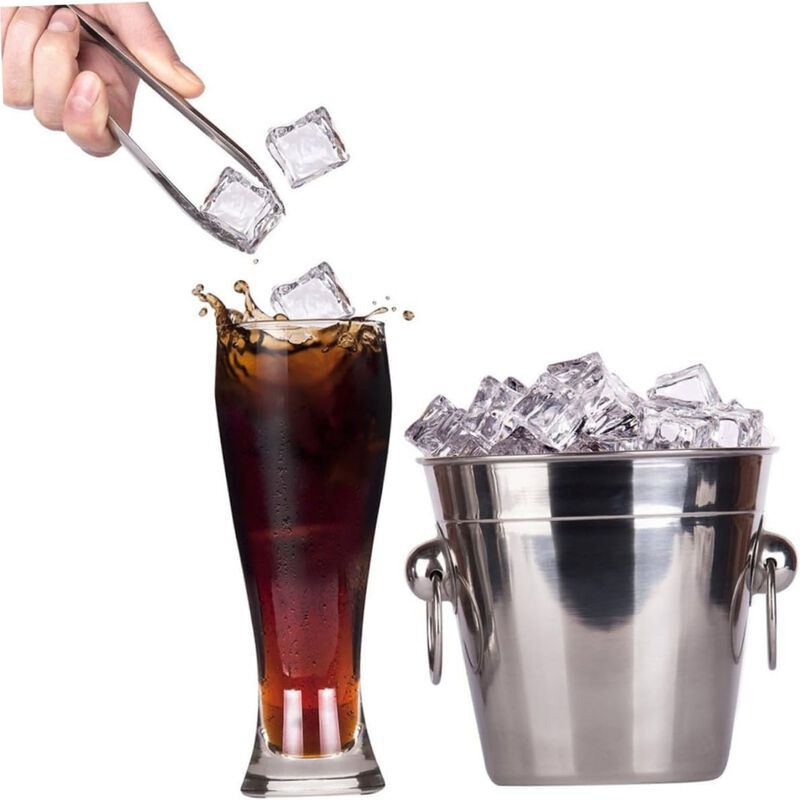 Pack of 6 Stainless Steel Mini Serving Tongs Set image number 3