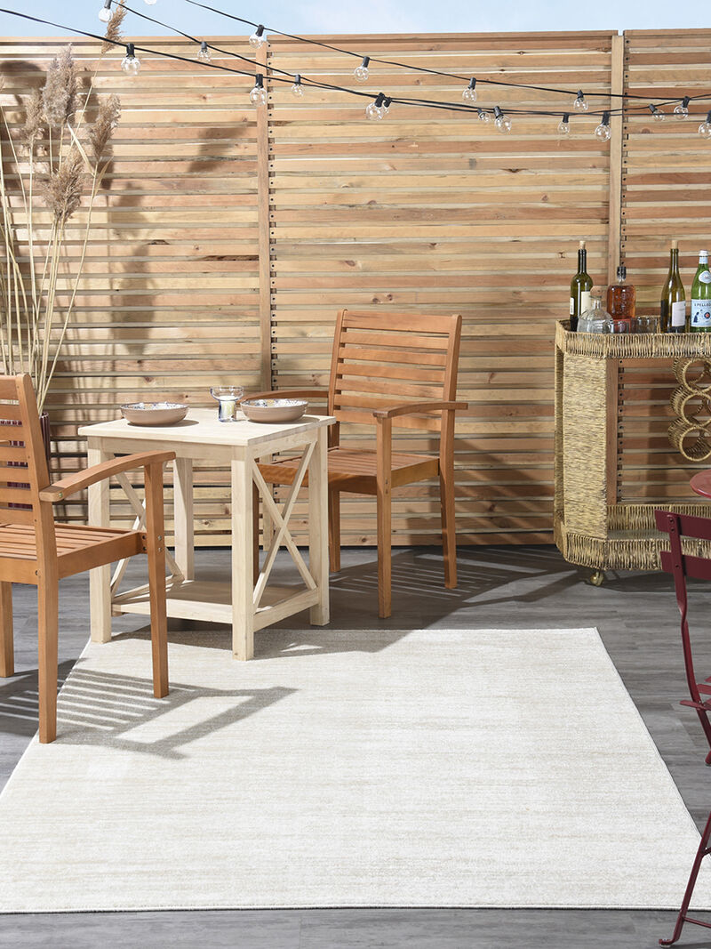 Nourison Essentials NRE01 Ivory/Beige 6' x 9' Rug