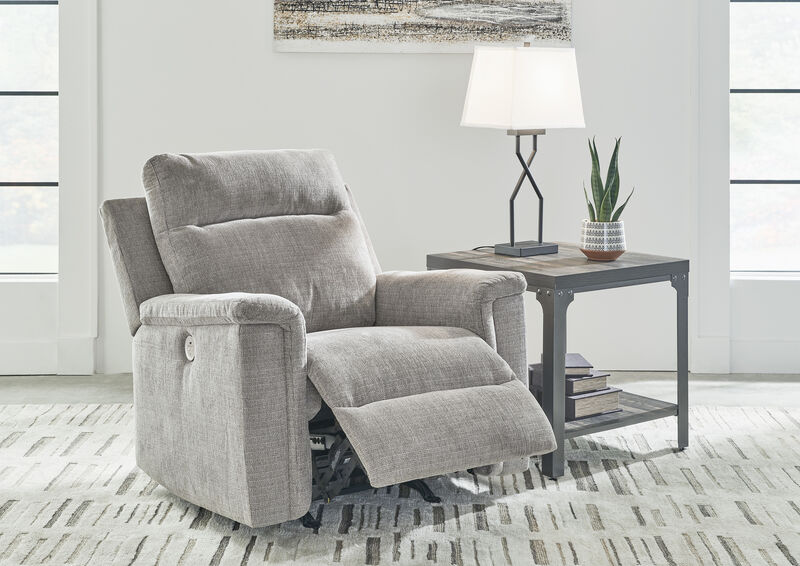 Barnsana Power Recliner in Ash