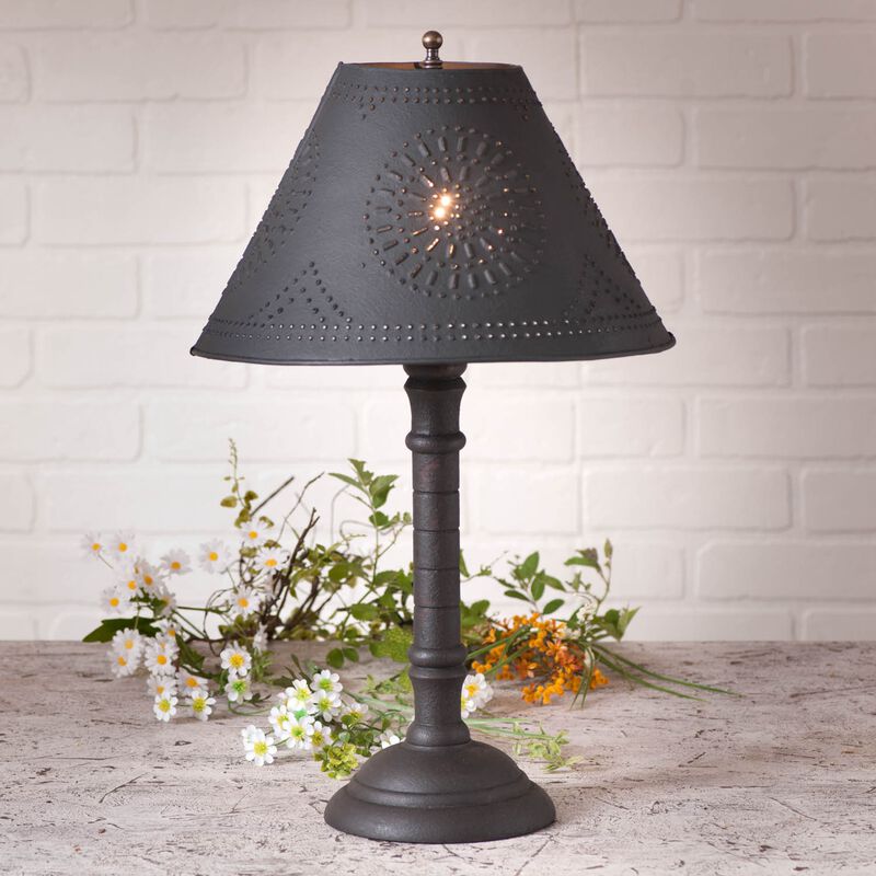 Gatlin Lamp In Hartford Black With Shade image number 1