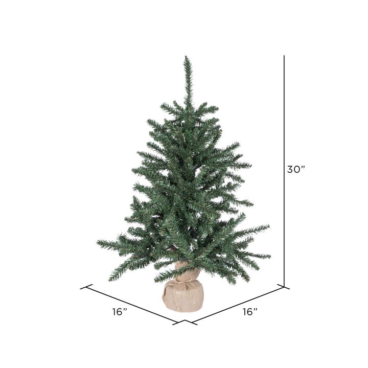 Vickerman Anoka Pine W/Burlap Base 172T -