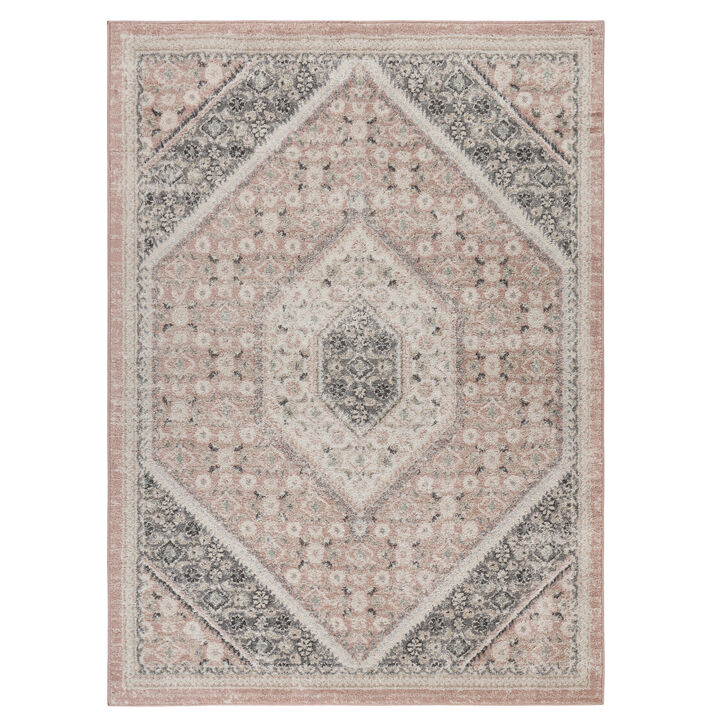 HomeRoots Medallion Area Rug