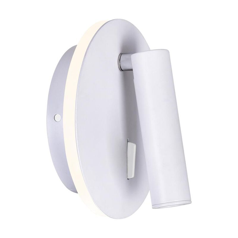 CWI Lighting Private I LED Sconce With Matte White Finish