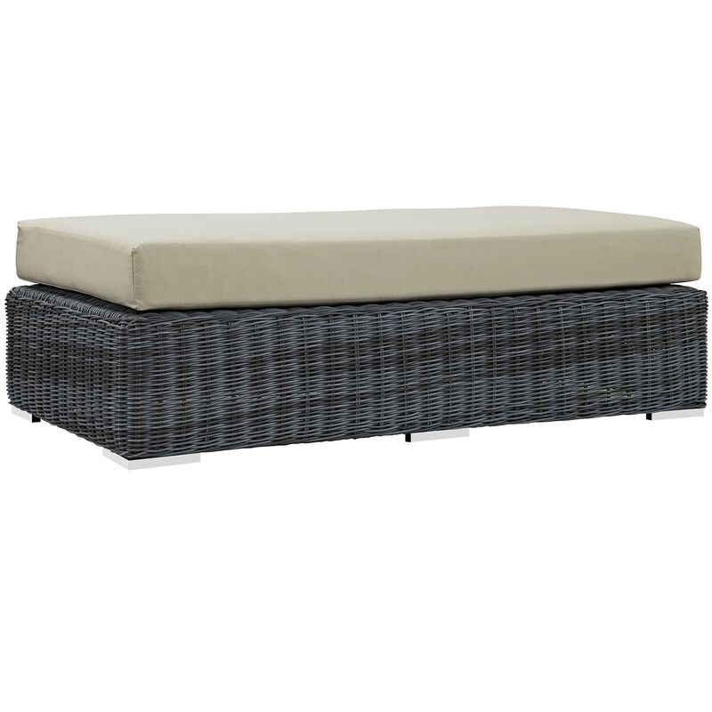 Summon Outdoor Patio Sunbrella Rectangle Ottoman image number 0