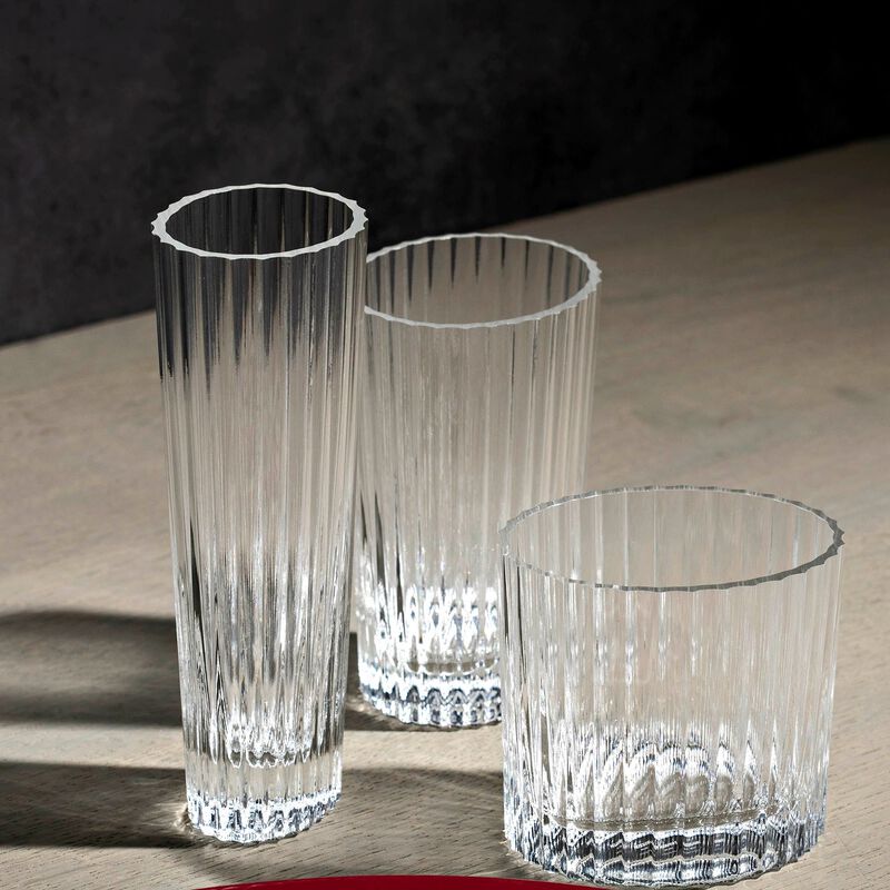 Wine Glasses NASTRI GLASS Transparent Set of 6, H 3.35" image number 2