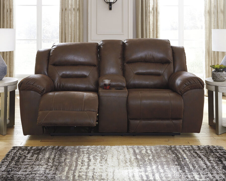Stoneland Reclining Loveseat W/Console