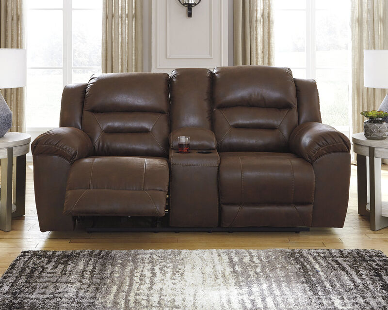 Stoneland Reclining Loveseat W/Console