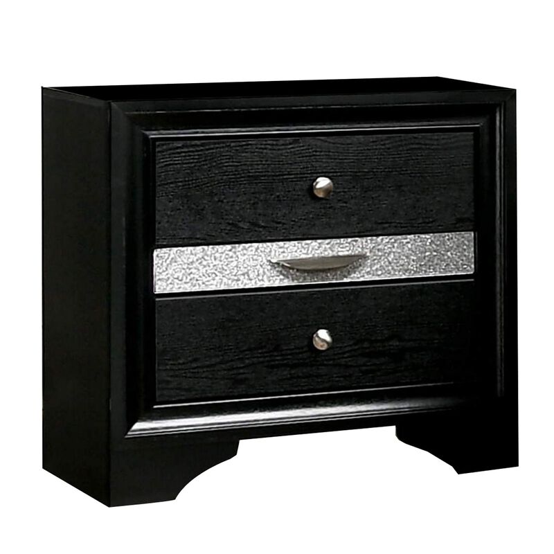 Bedroom Set, Wood, 2 Piece Set with Nightstand image number 2