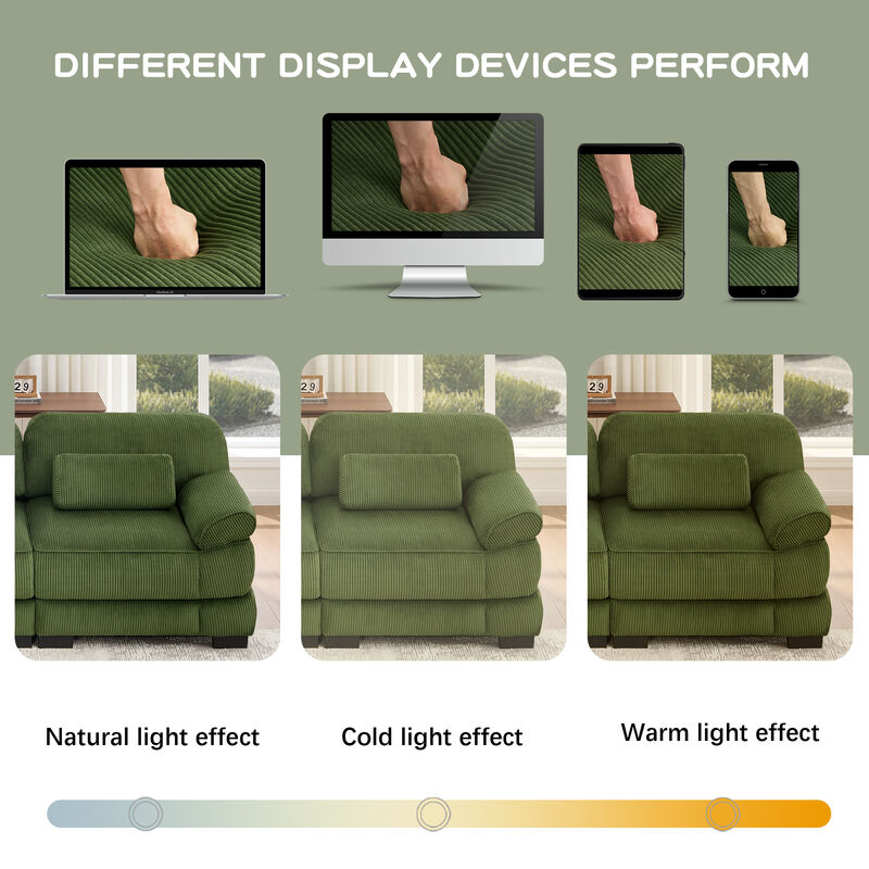 Rongir 2-Seater Sofa with Ottoman image number 8