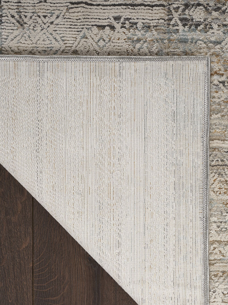 Lynx LNX06 Ivory/Multicolor 2'3" x 12' Rug