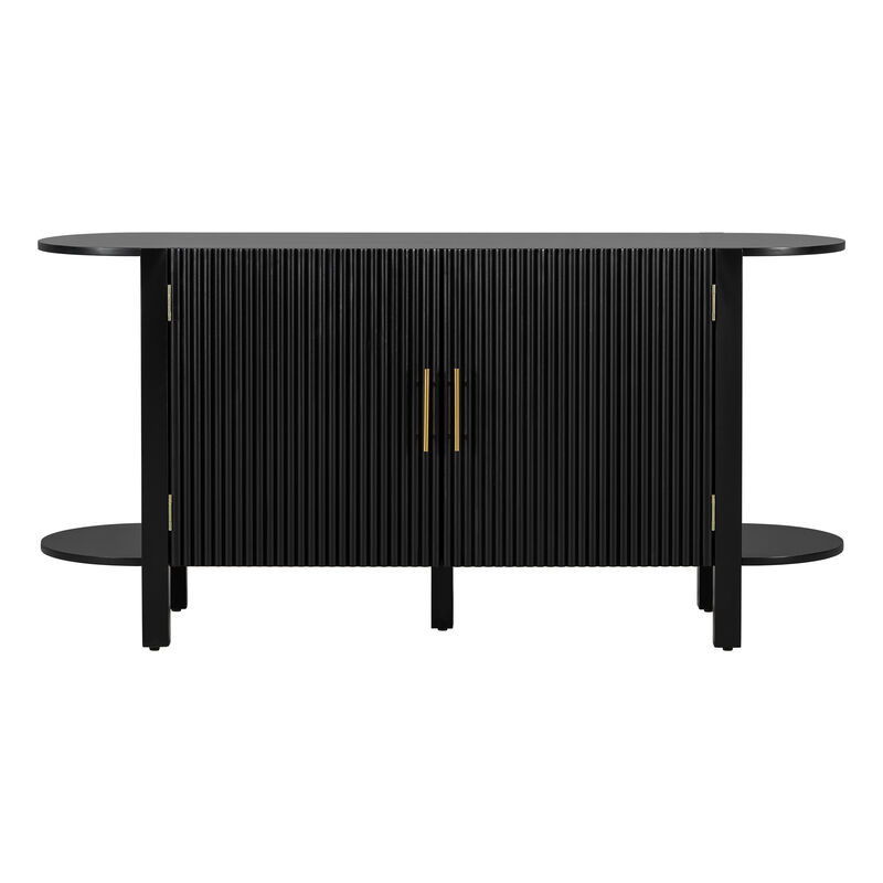 Curved Extension Shelf Sideboard image number 0