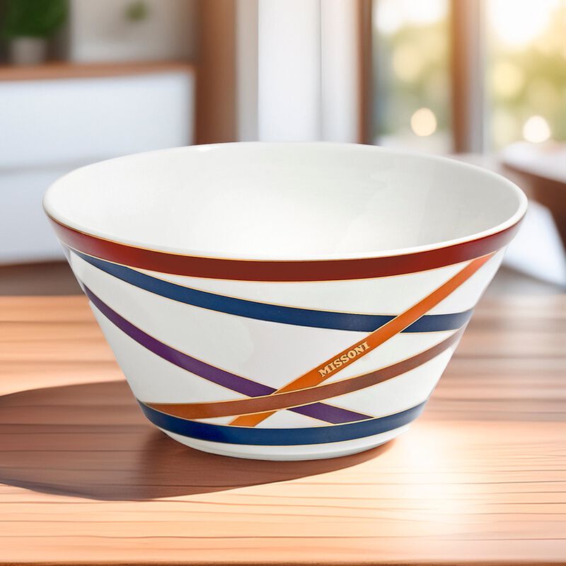 Fruit Bowls NASTRI MULTICOLOR Set of 2, diam. 5.04", H 2.48" image number 2