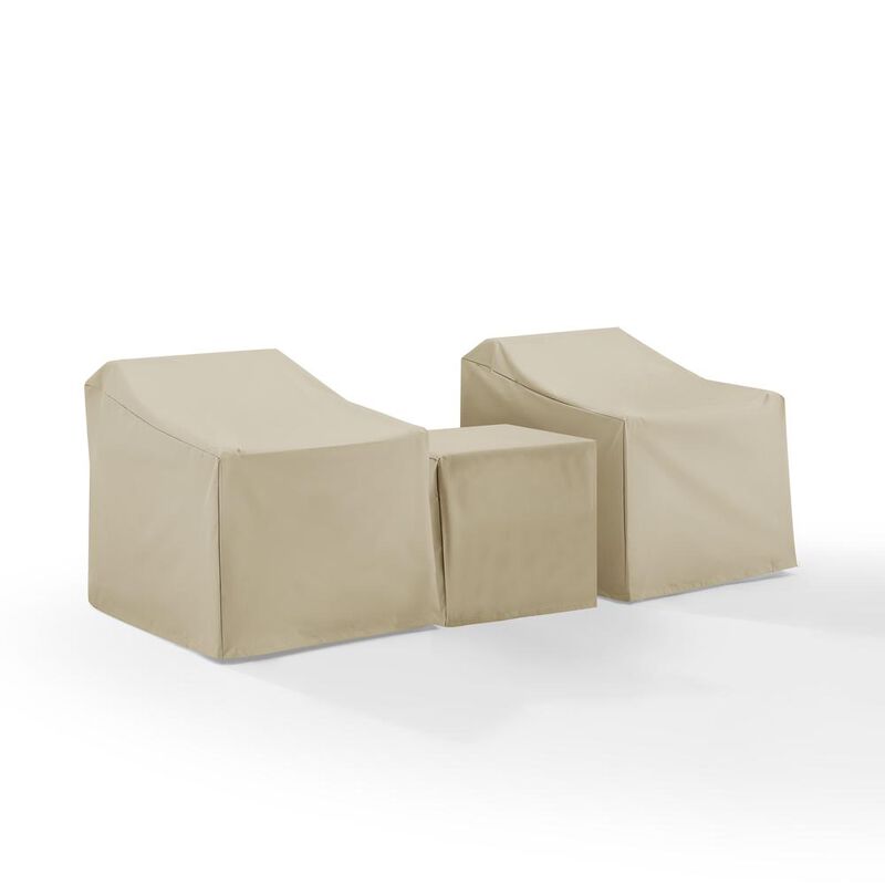 3Pc Outdoor Furniture Cover Set